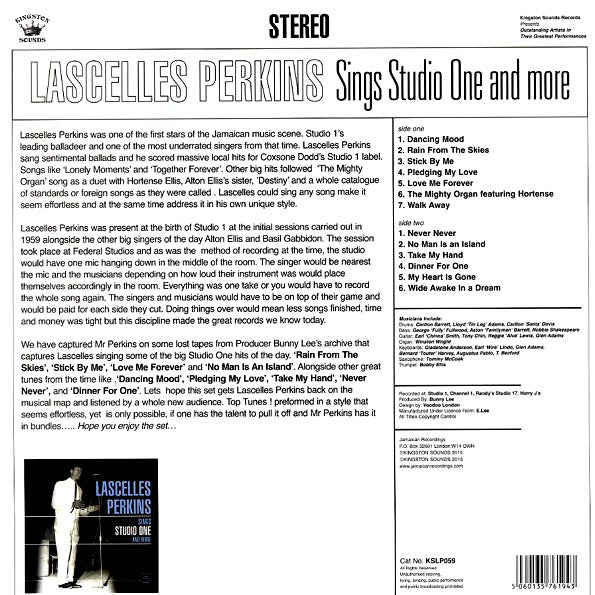 Lascelles Perkins - Sings Studio One And More (180g)