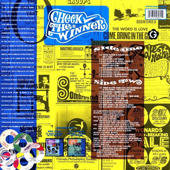 Glen Brown - Check The Winner: The Original Pantomine Instrumental Collection 1970-74