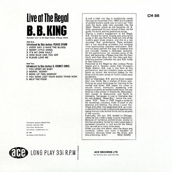 BB King - Live At The Regal