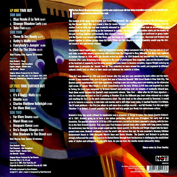 Dave Brubeck Quartet - Time Out + Time Further Out (2xLP) (180g)