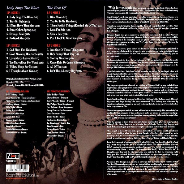 Billie Holiday - Lady Sings The Blues (2xLP) (180g)