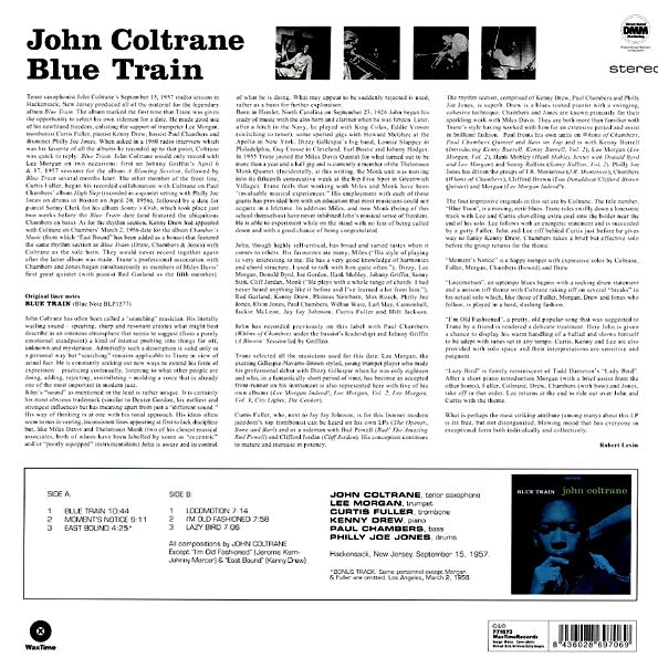 John Coltrane - Blue Train (+bonus track) (ltd. ed.) (180g)