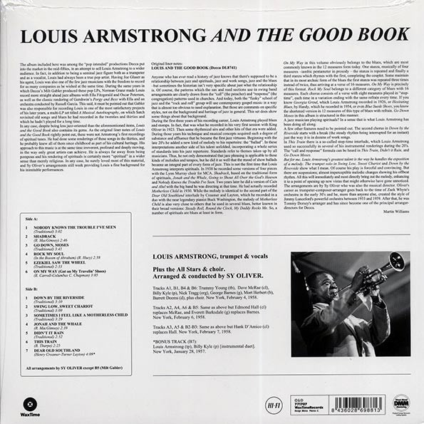 Louis Armstrong & His All-Stars, The Sy Oliver Choir - Louis And The Good Book (+bonus track) (ltd. ed.) (180g) (remastered)