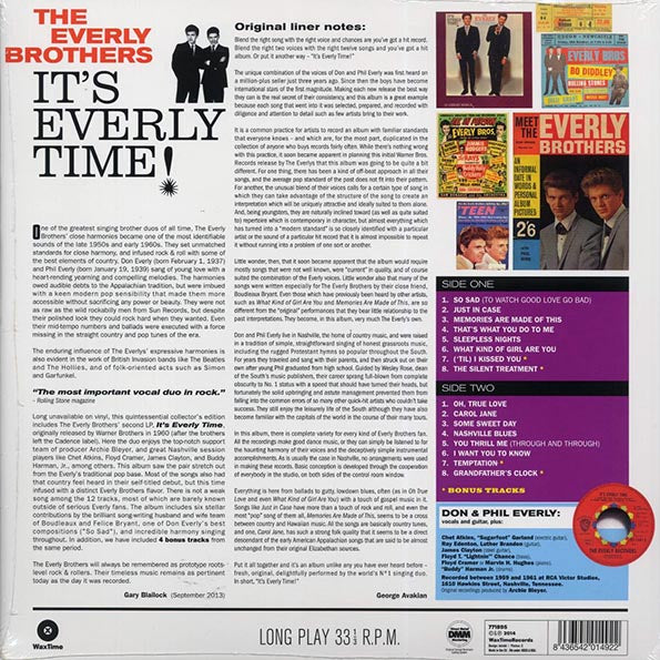 The Everly Brothers - It's Everly Time! (ltd. ed.) (180g)