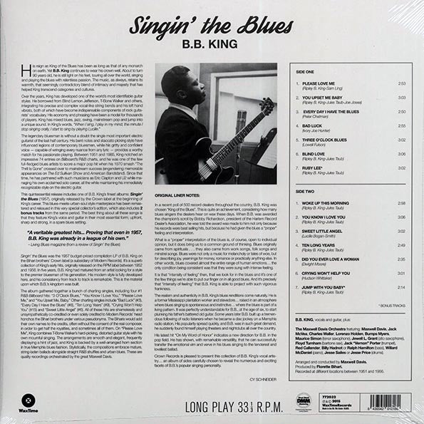 BB King - Singin' The Blues (ltd. ed.) (180g)