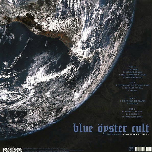 Blue Oyster Cult - Live In America: Recorded In New York 1981 (ltd. ed.) (2xLP) (blue vinyl)