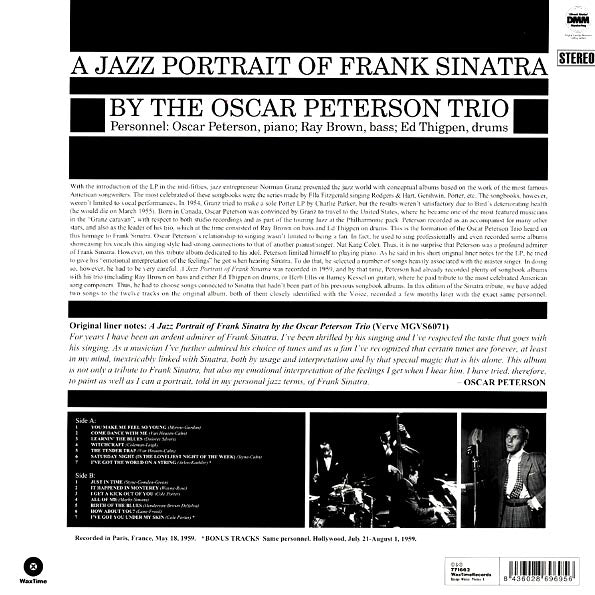 Oscar Peterson Trio - A Jazz Portrait Of Frank Sinatra By Oscar Peterson Trio (ltd. ed.) (180g)