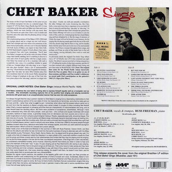 Chet Baker - Sings (ltd. ed.) (180g) (remastered)