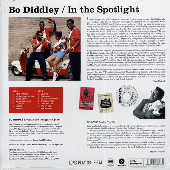 Bo Diddley - In The Spotlight (+2 bonus tracks) (180g)