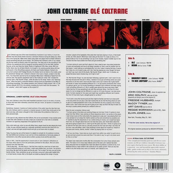 John Coltrane - Ole Coltrane: The Complete Session (+bonus track) (ltd. ed.) (180g)