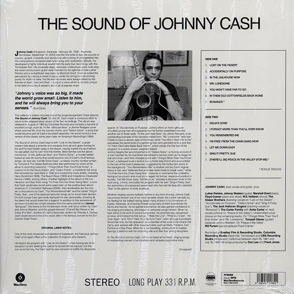 Johnny Cash - The Sound Of Johnny Cash (+2 bonus tracks) (ltd. ed.) (180g)