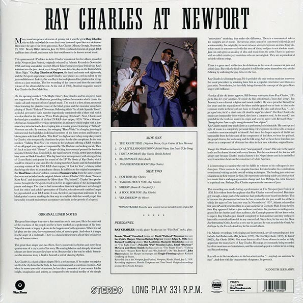 Ray Charles - At Newport (+2 bonus tracks) (ltd. ed.) (180g)