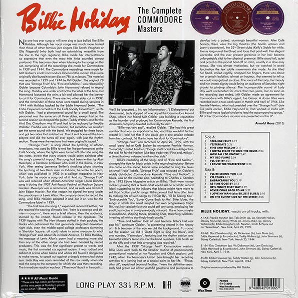 Billie Holiday - The Complete Commodore Masters (ltd. ed.) (180g)