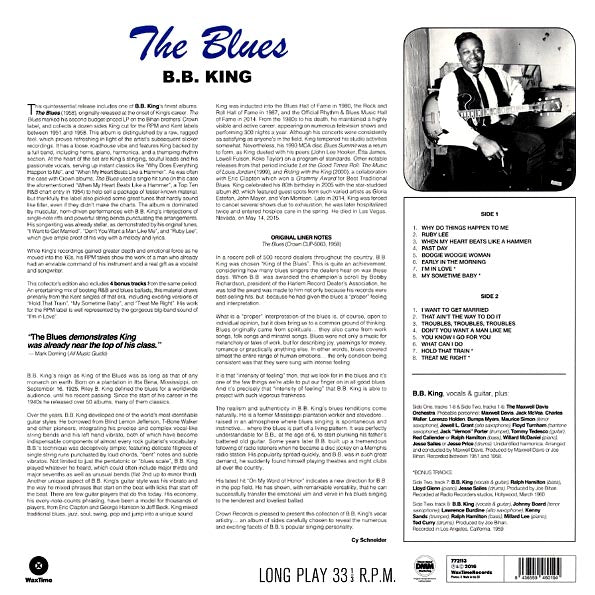 BB King - The Blues (+4 bonus tracks) (ltd. ed.) (180g)