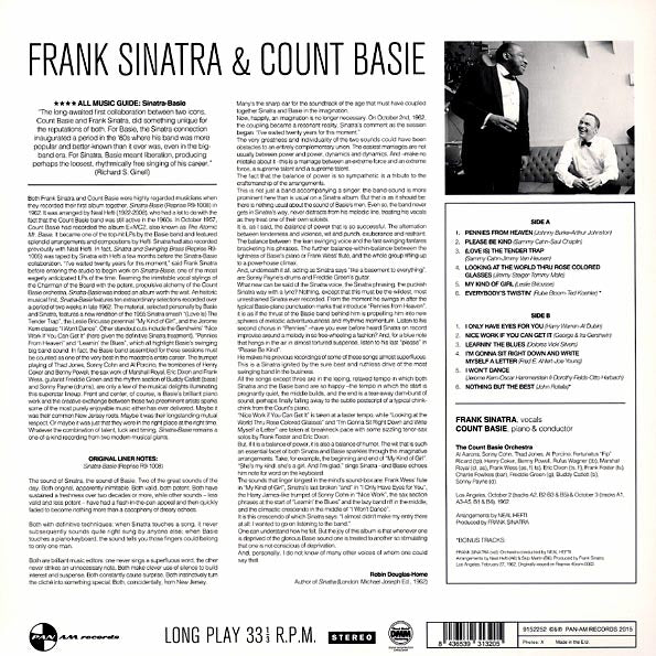 Frank Sinatra & The Count Basie Orchestra - Frank Sinatra & The Count Basie Orchestra (ltd. ed.) (180g)