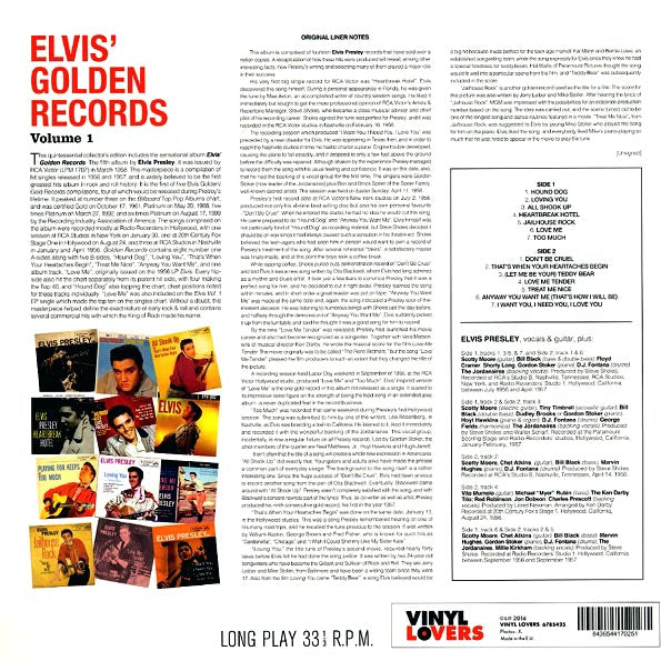 Elvis Presley - Elvis' Golden Records: Volume 1 (180g)