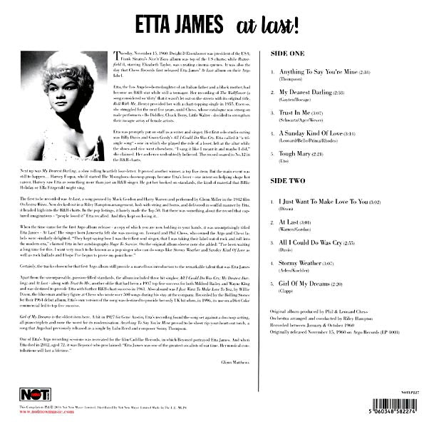Etta James - At Last! (180g) (colored vinyl)