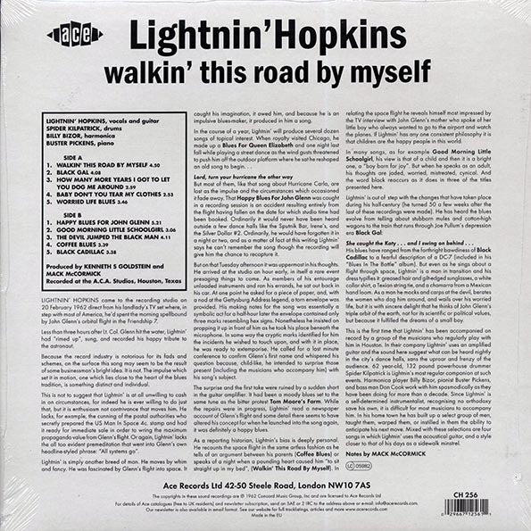 Lightnin' Hopkins - Walkin' This Road By Myself