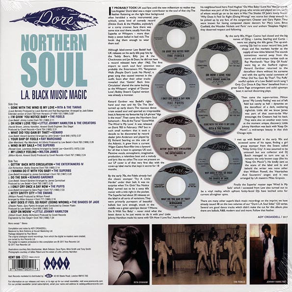 Rita & The Tiaras, The Superbs, The Puffs, The Swans, Etc. - Dore Northern Soul: L.A. Black Music Magic
