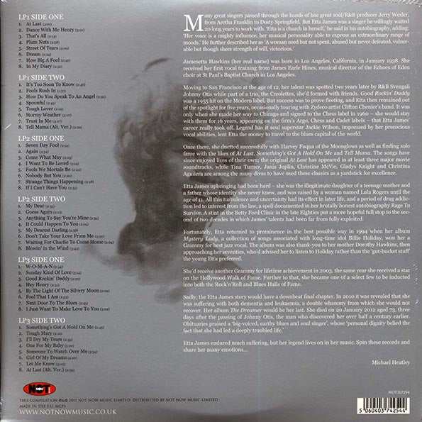 Etta James - The Platinum Collection (3xLP) (white vinyl)