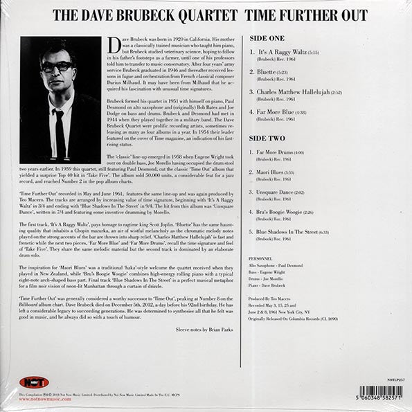 Dave Brubeck Quartet - Time Further Out (180g) (green vinyl)