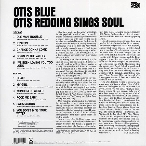 Otis Redding - Otis Blue/Otis Redding Sings Soul (180g) (blue vinyl)