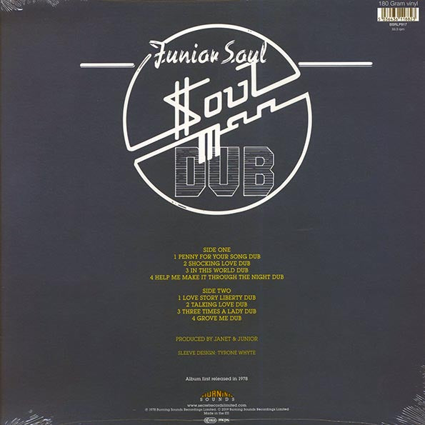 Junior Soul - Soul Man Dub (180g)