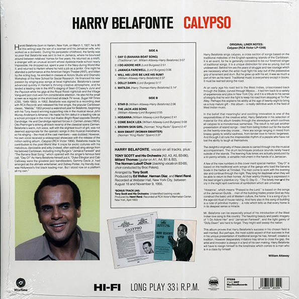 Harry Belafonte - Calypso (+bonus track) (ltd. ed.) (180g)