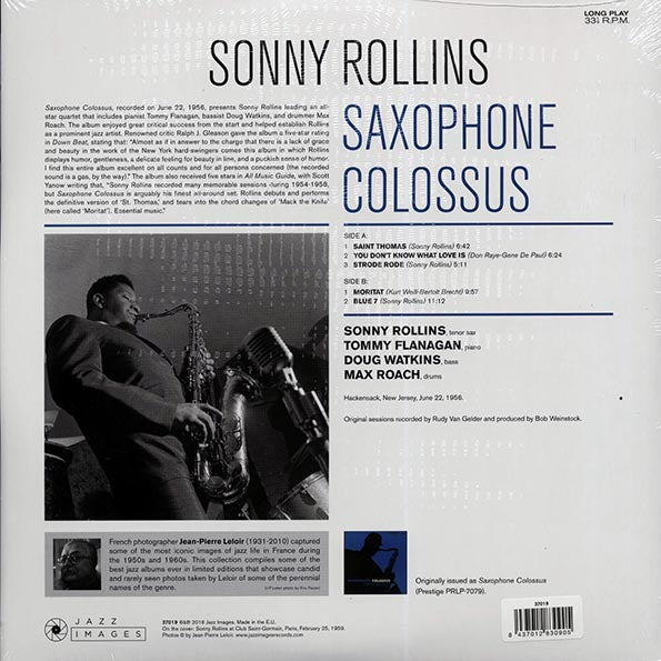 Sonny Rollins - Saxophone Colossus (ltd. ed.) (180g) (High-Def VV)