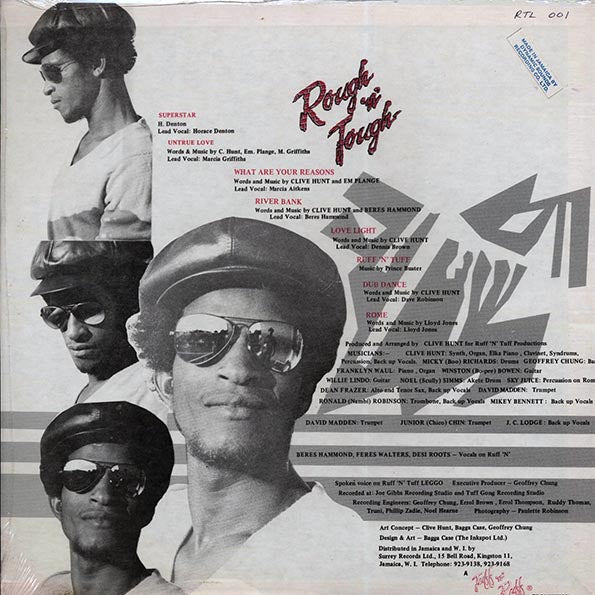 Dennis Brown, Dave Robinson, Beres Hammond, Lloyd Jones, Etc. - Clive Hunt Ruff N Tuff (Jamaica press) (orig. press)
