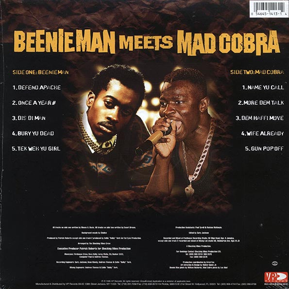 Beenie Man, Mad Cobra - Beenie Man Meets Mad Cobra (orig. press)