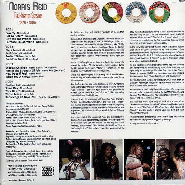 Norris Reid - The Kingston Sessions 1978-1985 (2xLP)