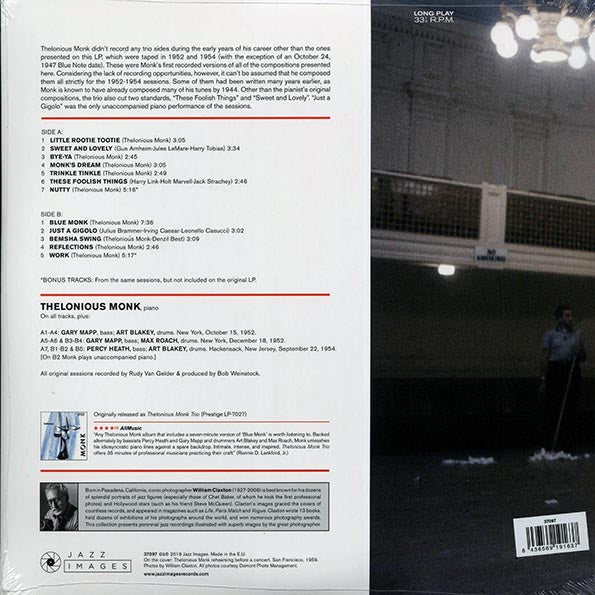 Thelonious Monk Trio - Reflections (+2 bonus tracks) (ltd. ed.) (180g) (deluxe edition)