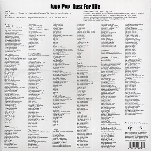 Iggy Pop - Lust For Life (180g)
