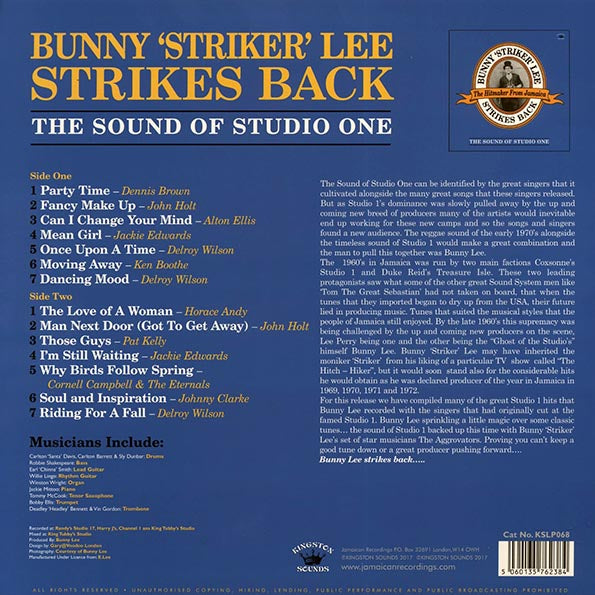 Alton Ellis, Ken Boothe, Dennis Brown, Etc. - Bunny Strikes Lee Strikes Back: The Sound Of Studio One, The Hitmaker From Jamaica (180g)