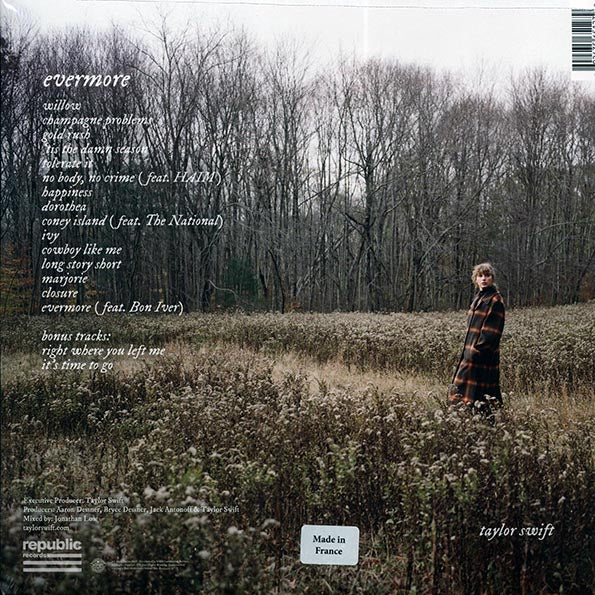 Taylor Swift - Evermore (ltd. ed.) (2xLP) (red vinyl)