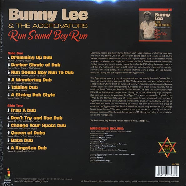 Bunny Lee & The Aggrovators - Run Boy Run: Dub Soundclash