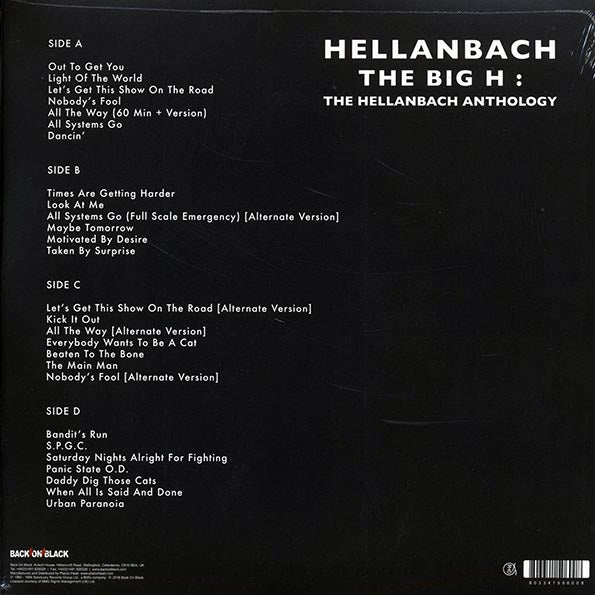 Hellenbach - The Big H: The Hellenbach Anthology (27 tracks) (ltd. ed.) (2xLP) (white vinyl)