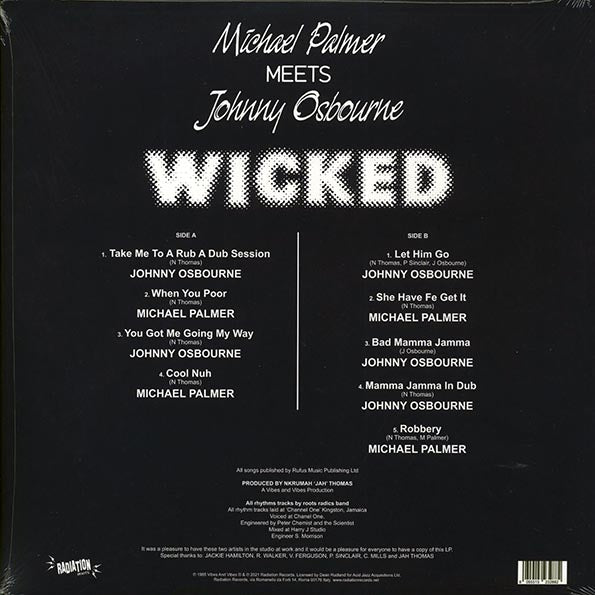 Michael Palmer, Johnny Osbourne - Michael Palmer Meets Johnny Osbourne: Wicked
