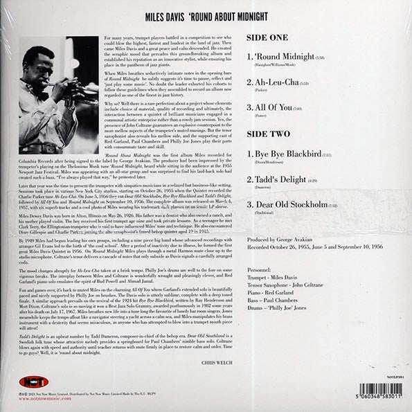 Miles Davis - Round About Midnight (180g) (red vinyl)