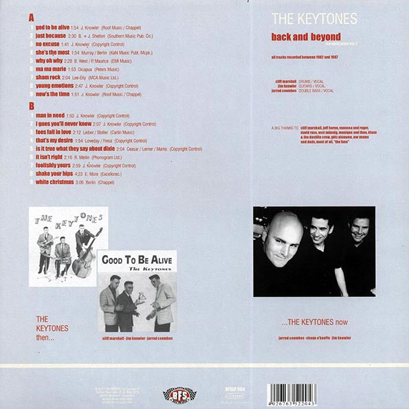 The Keytones - Back And Beyond: The Early Years Volume 1