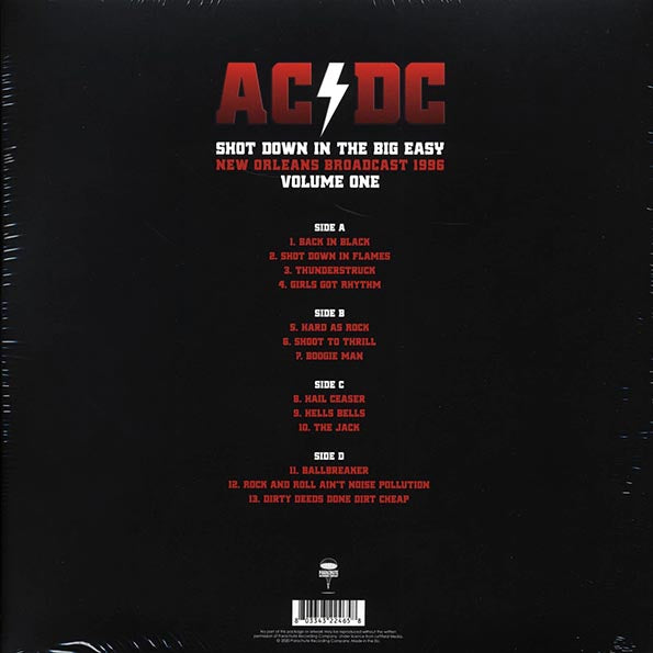 AC/DC - Shot Down In The Big Easy Volume 1: New Orleans Broadcast 1996 (2xLP)
