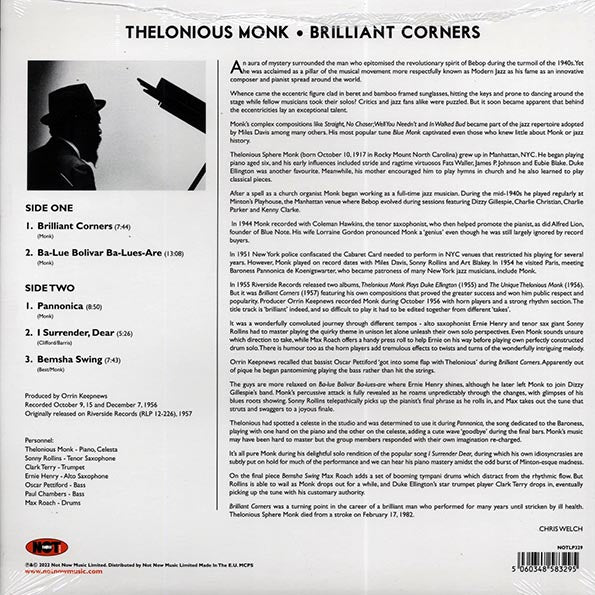 Thelonious Monk - Brilliant Corners (180g)