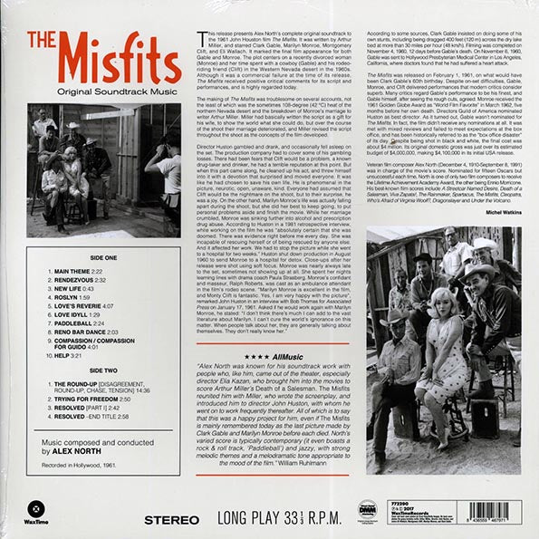 Alex North - The Misfits: Original Soundtrack Music (ltd. ed.) (180g) (remastered)