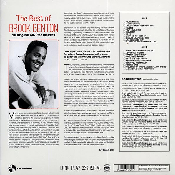 Brook Benton - The Best Of Brook Benton (ltd. ed.) (180g)