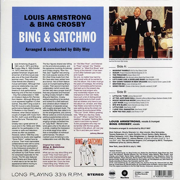 Louis Armstrong, Bing Crosby - Bing & Satchmo (+4 bonus tracks) (ltd. ed.) (180g)