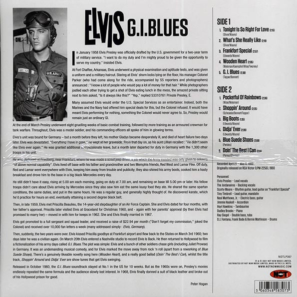 Elvis Presley - GI Blues (180g) (colored vinyl)