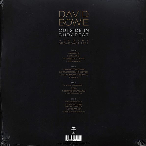 David Bowie - Outside In Budapest: Hungary Broadcast 1997 (2xLP)