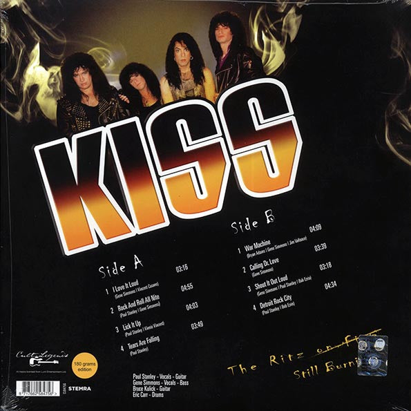 Kiss - The Ritz On Fire Part 2: Still Burning, The Ritz, New York, August 12th 1988