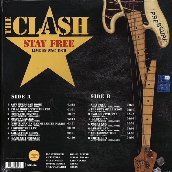 The Clash - Stay Free: Live In NYC 1979: Palladium September 21st
